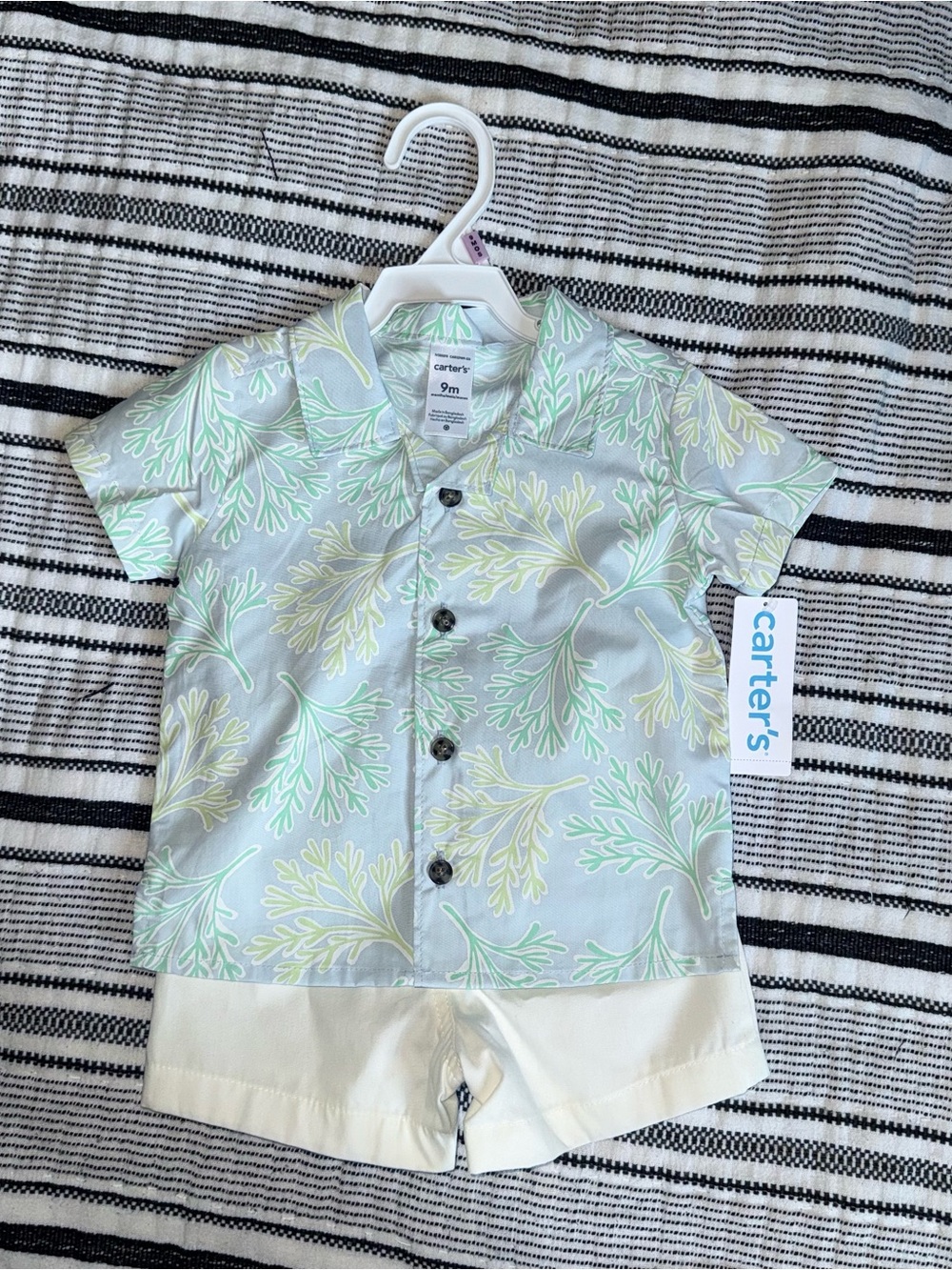 Carters baby boy outfit NWT matching set